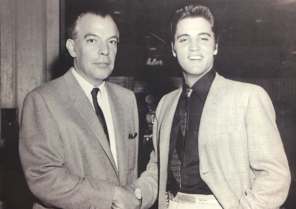 Chester Simms and Elvis Presley
