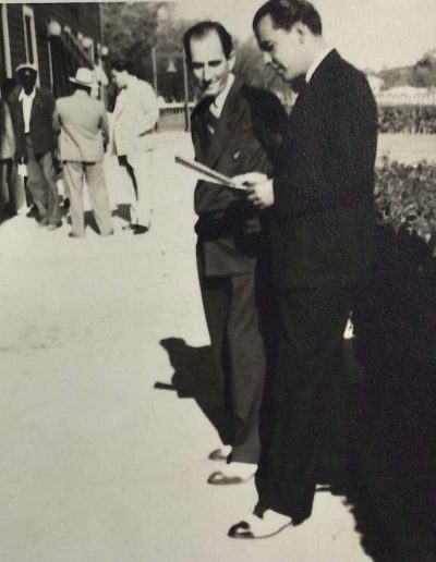 Chester Simms at Saratoga c. 1931
