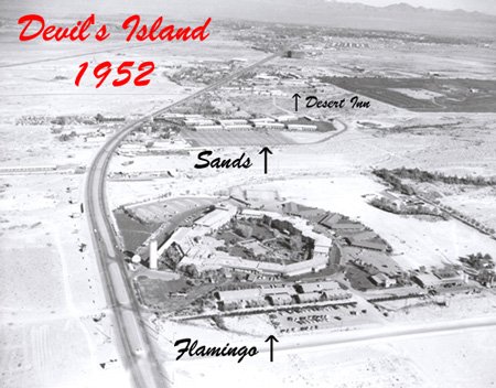 The Devil's Island Postcard, Flamingo Hotel 1952
